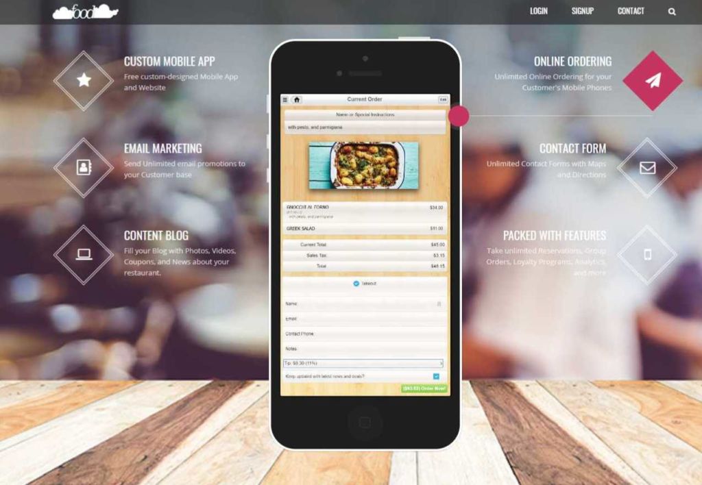 Online Ordering App for restaurants