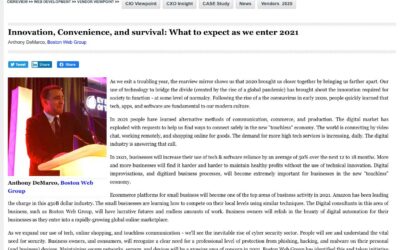 Entering 2021 : Technology Trends and Predictions