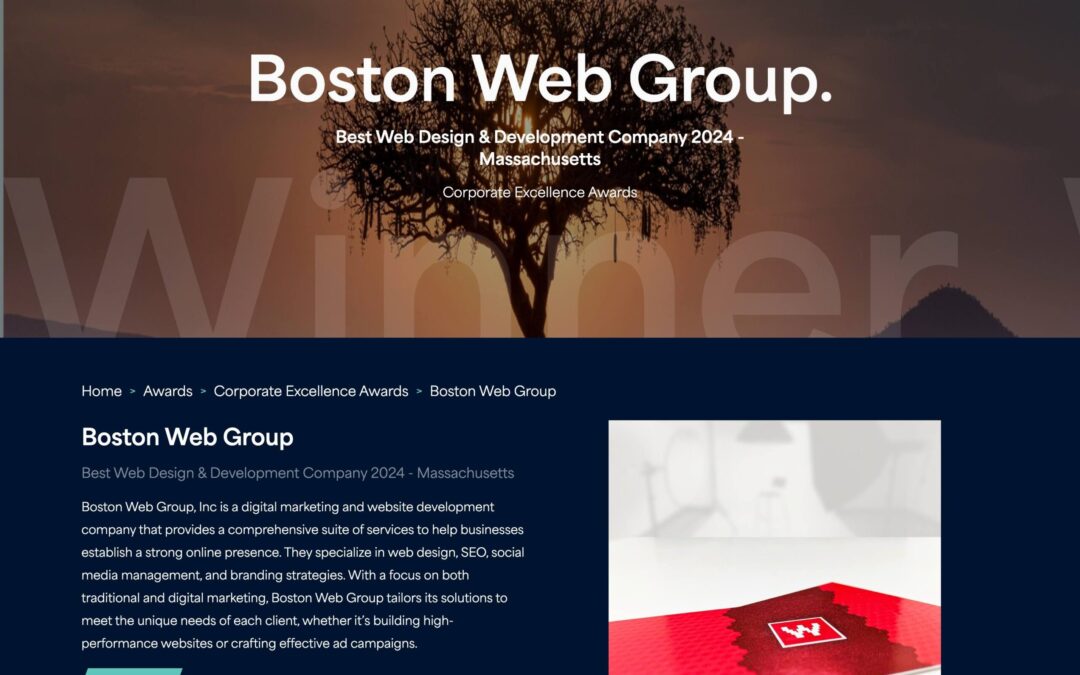 Award- Corporate Excellence Award