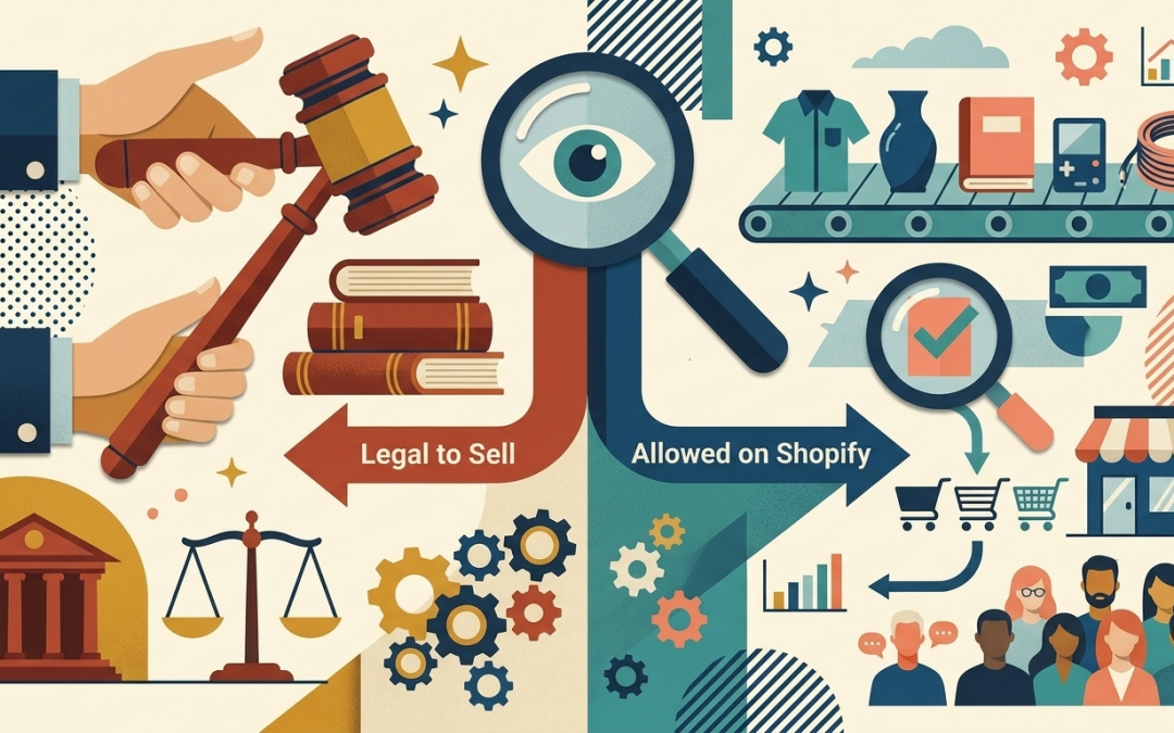 Why “Legal to Sell” and “Allowed on Shopify” Are Two Different Questions