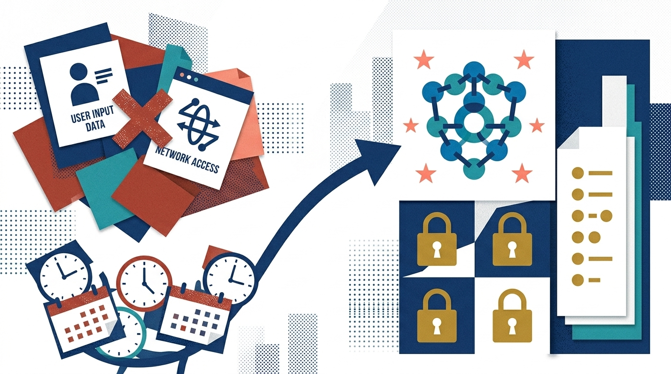 Illustration representing The Vibe-Coded App Security Audit: What We Check First.